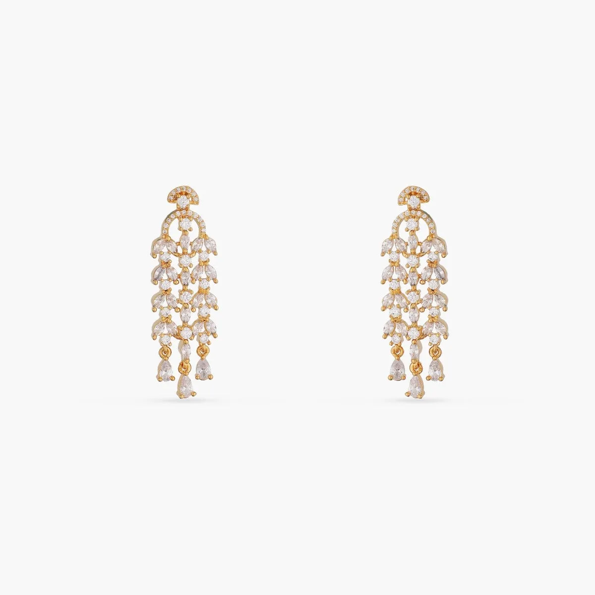 Eileen Chandelier CZ Earrings