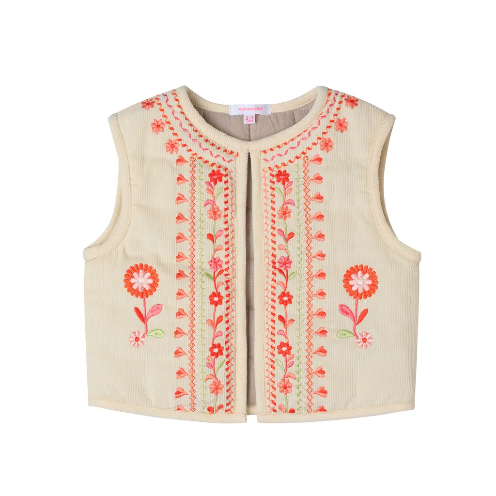 Embroidered Gilet