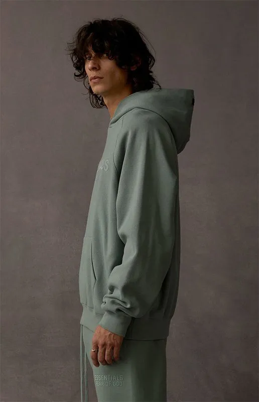 FEAR OF GOD ESSENTIALS HOODIE SYCAMORE 立體矽膠印花華夫格連帽衛衣