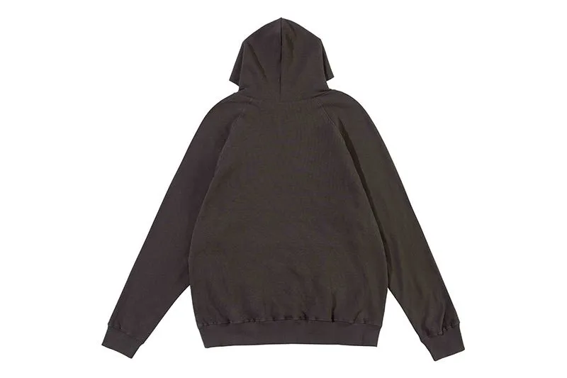 FEAR OF GOD ESSENTIALS HOODIE SYCAMORE 立體矽膠印花華夫格連帽衛衣