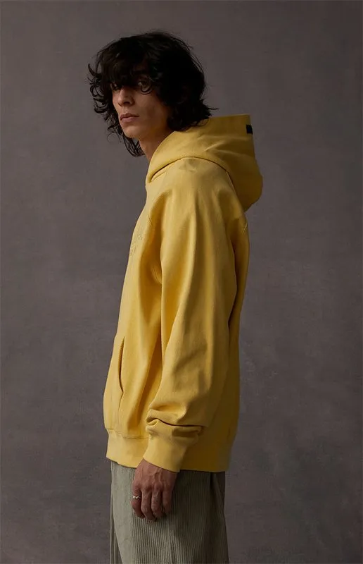 FEAR OF GOD ESSENTIALS HOODIE SYCAMORE 立體矽膠印花華夫格連帽衛衣