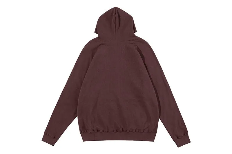 FEAR OF GOD ESSENTIALS HOODIE SYCAMORE 立體矽膠印花華夫格連帽衛衣