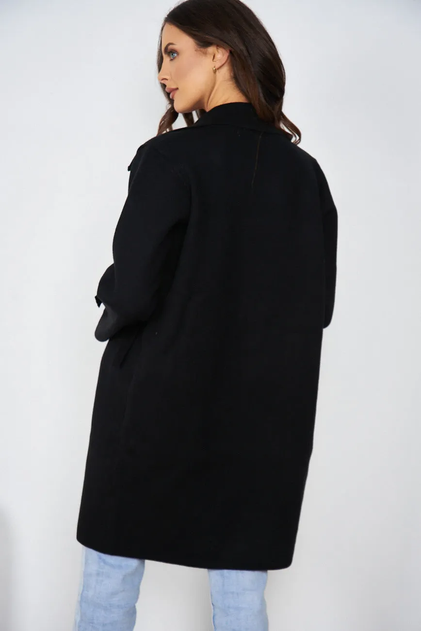 Fireplace Coat - Black