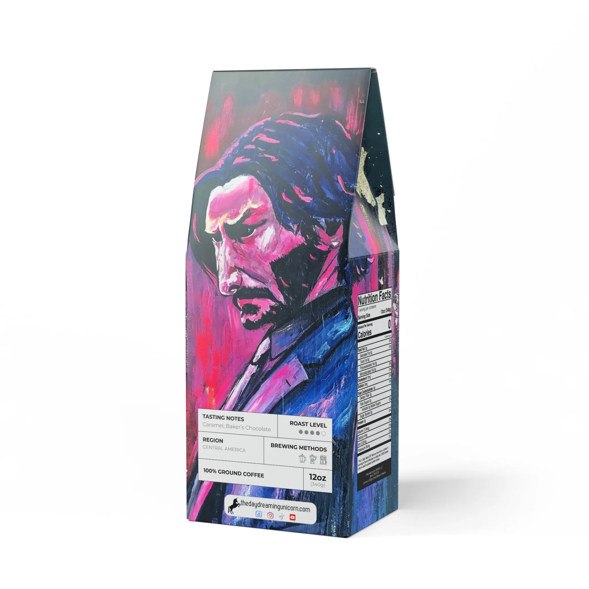 Flathead Valley Coffee Blend (Medium-Dark Roast)Artwork John Wick