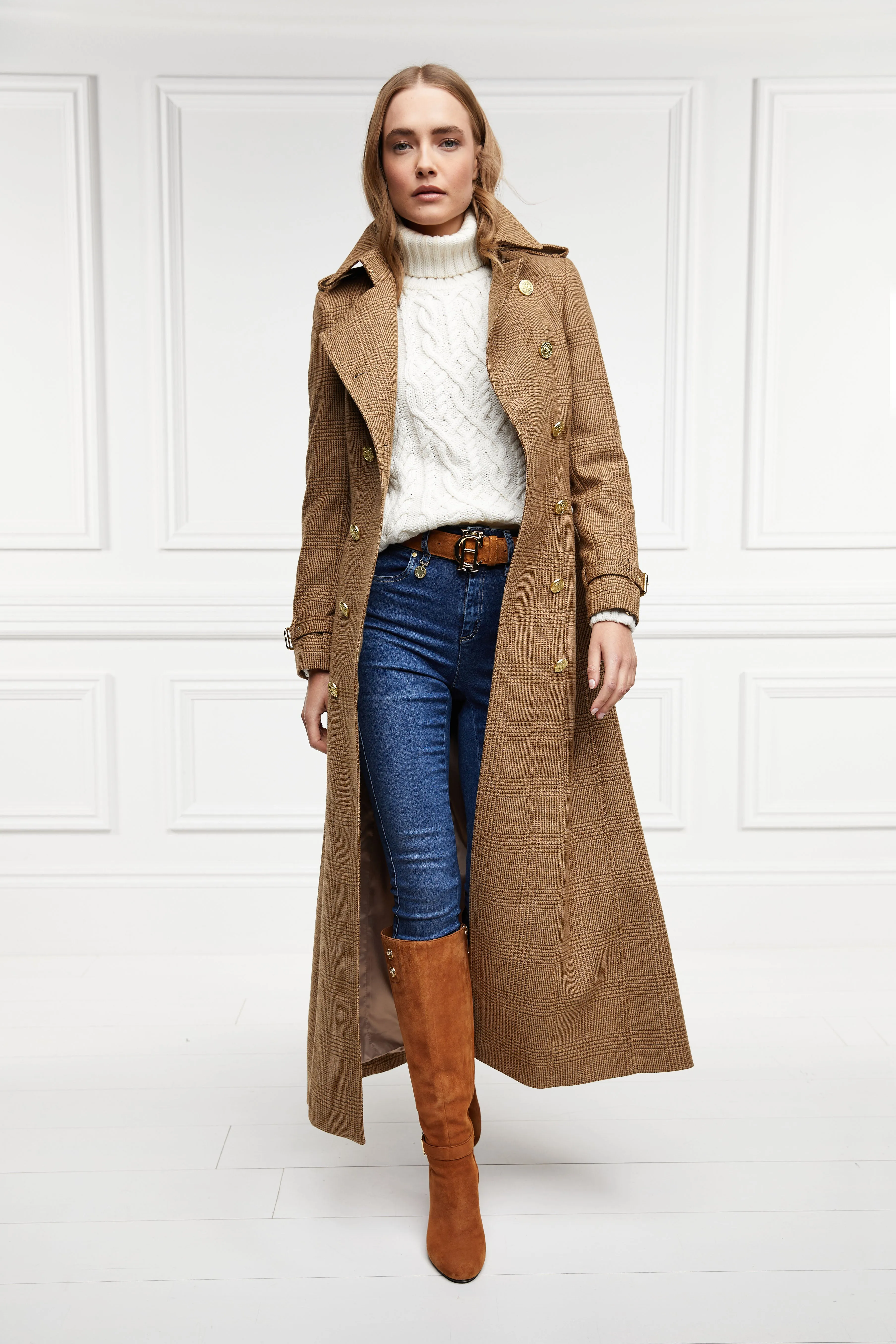 Full Length Marlborough Trench Coat (Tawny)