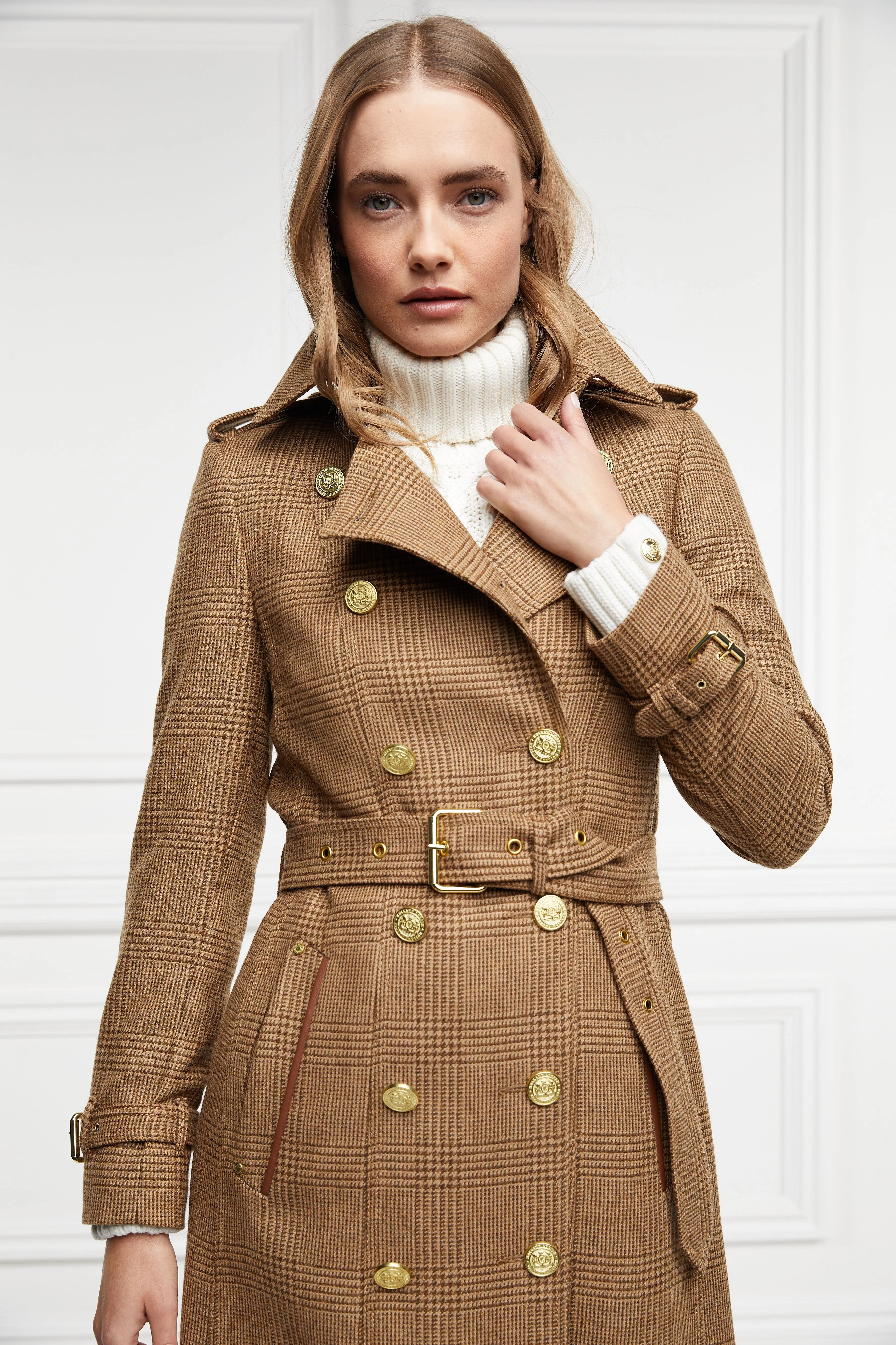 Full Length Marlborough Trench Coat (Tawny)