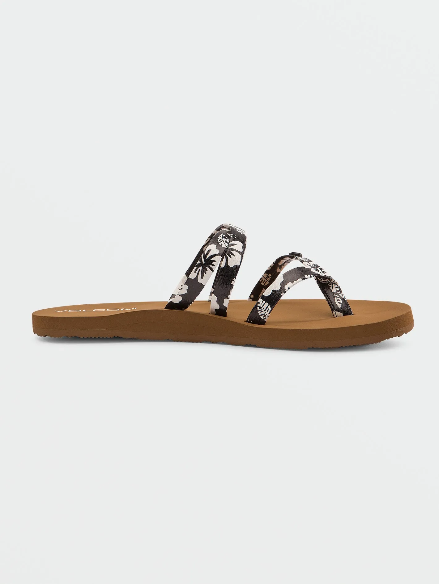 Girls Easy Breezy Sandal - Black White