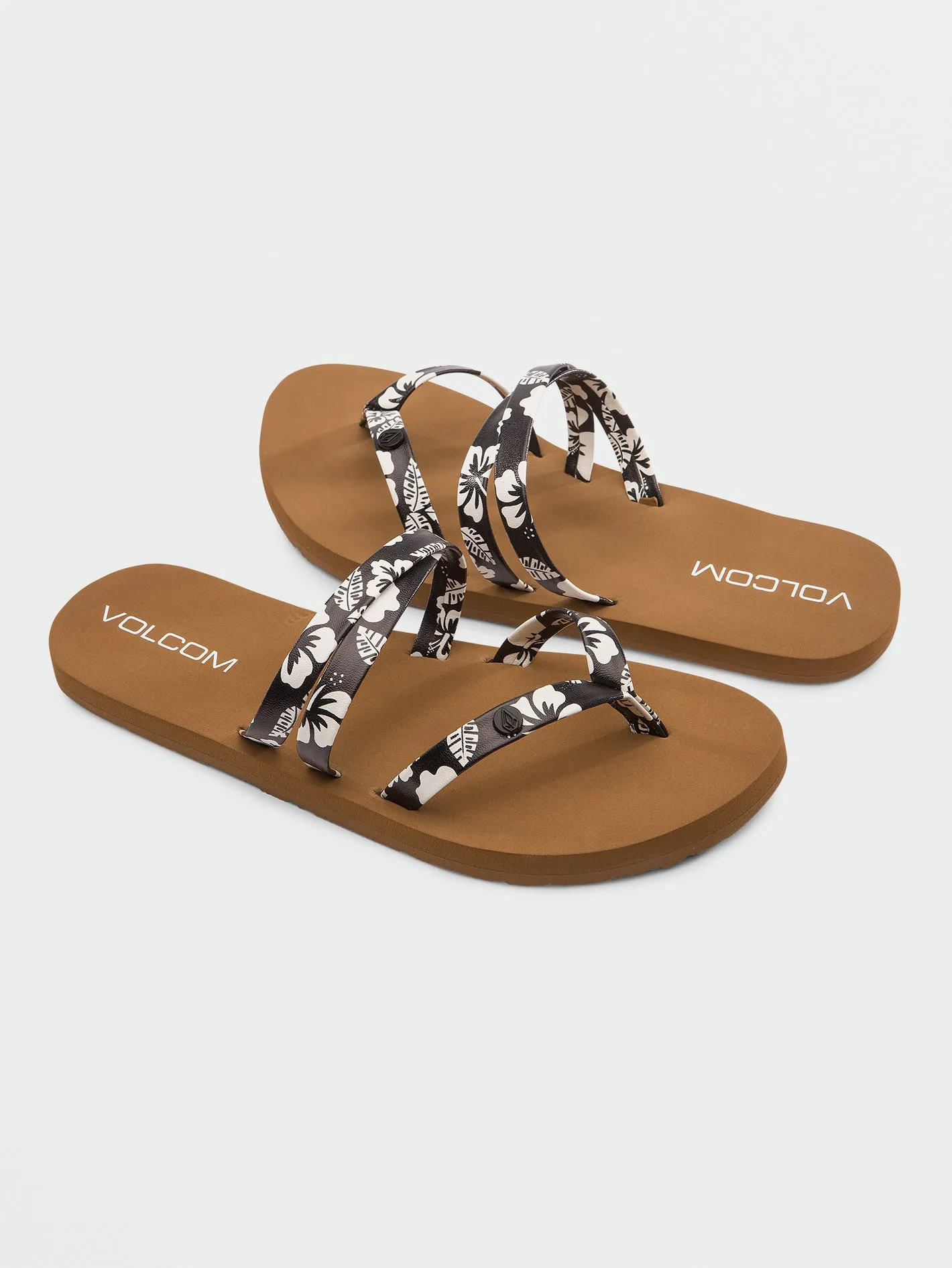 Girls Easy Breezy Sandal - Black White