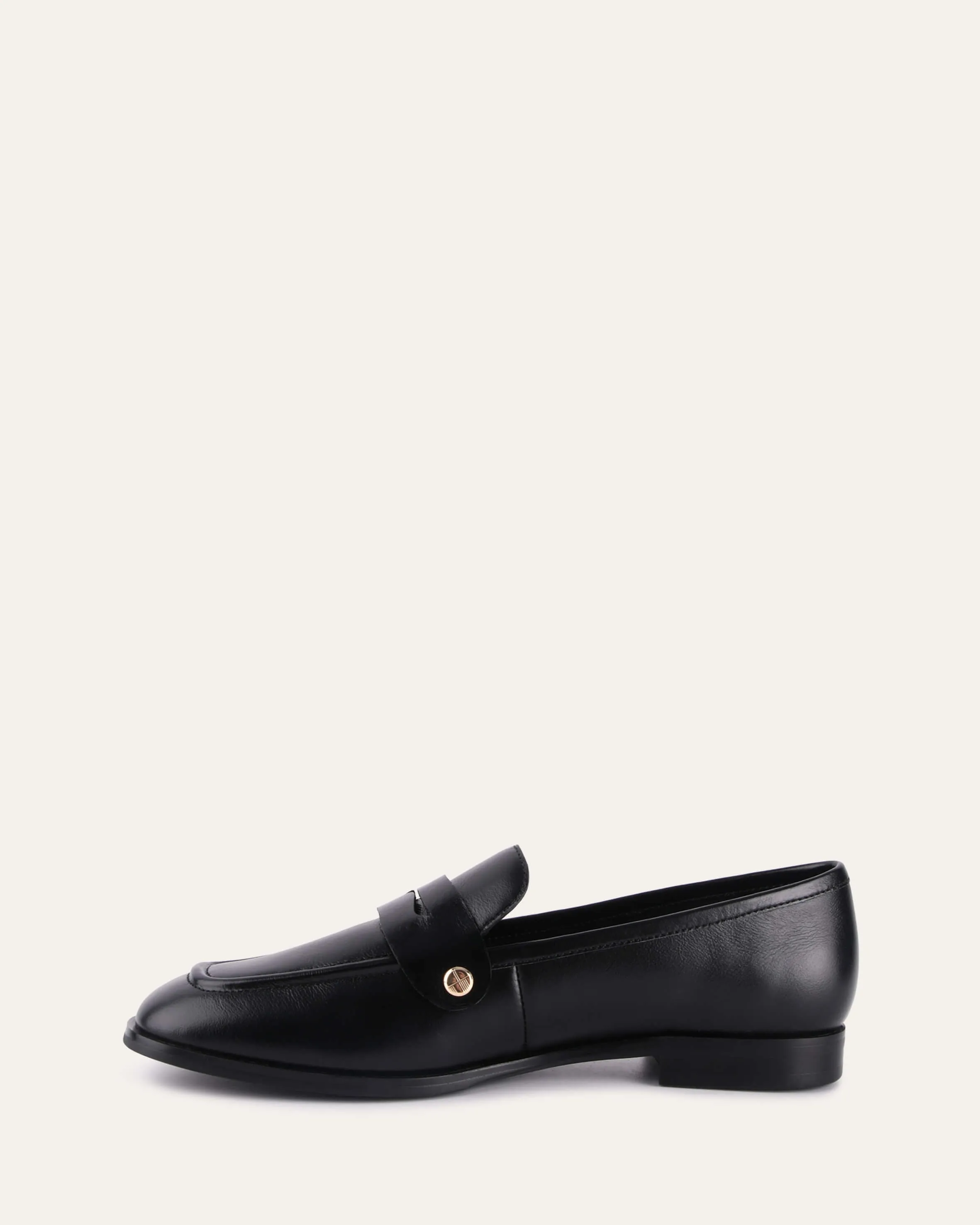 IZZY LOAFERS BLACK LEATHER