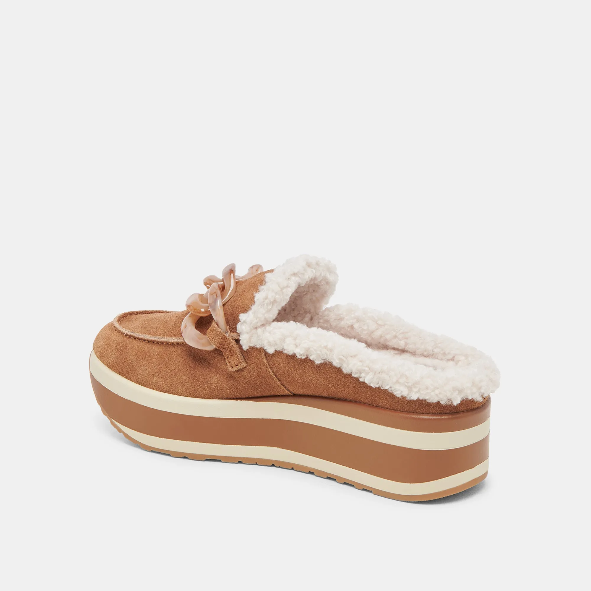 JAMEY PLUSH SNEAKERS PECAN SUEDE