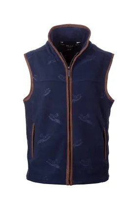 Junior Pheasant Fleece Gilet - Haxby