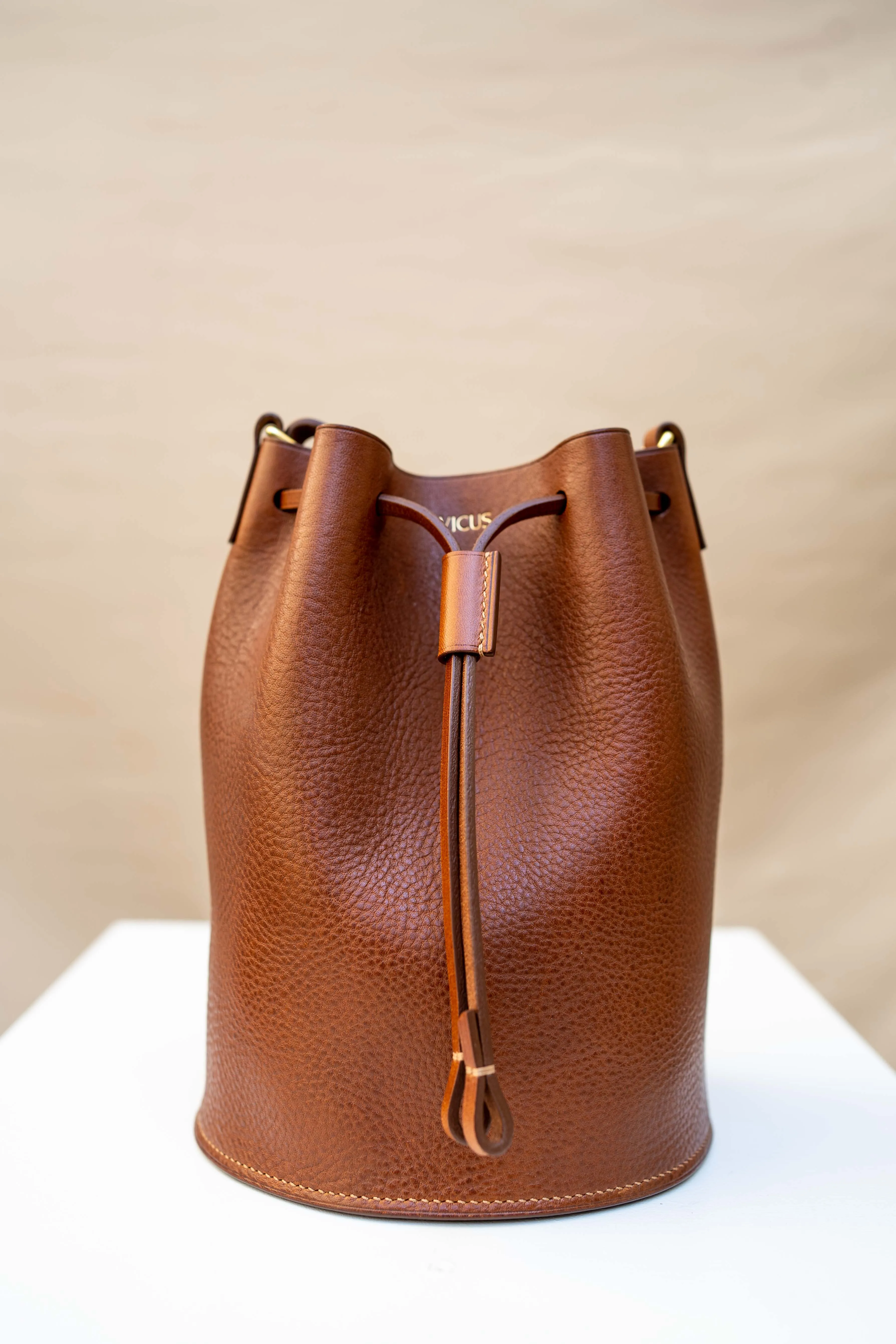 'KAI' MINI BUCKET BAG - Tumbled