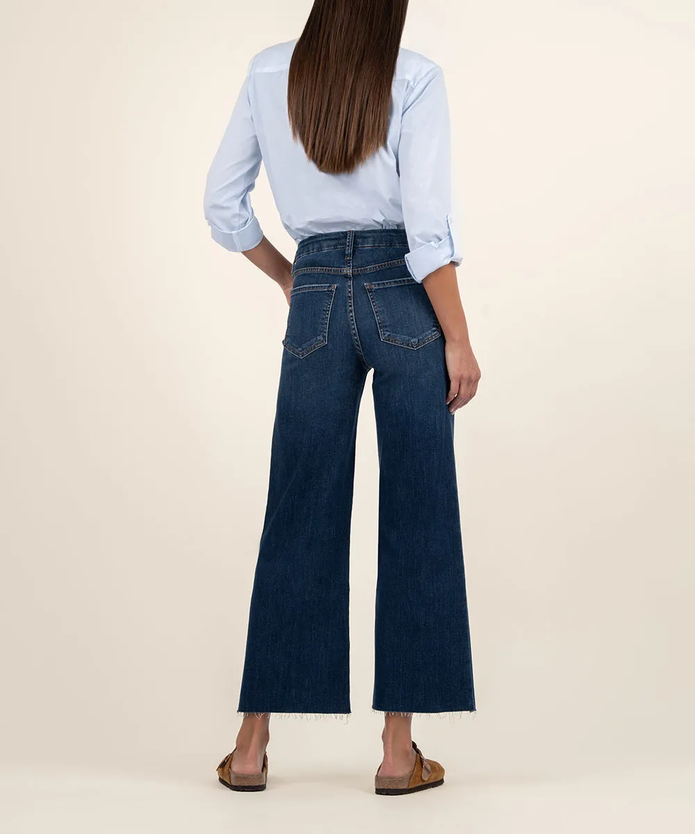 KUT High Rise Meg Fab Ab Wide Leg Jeans