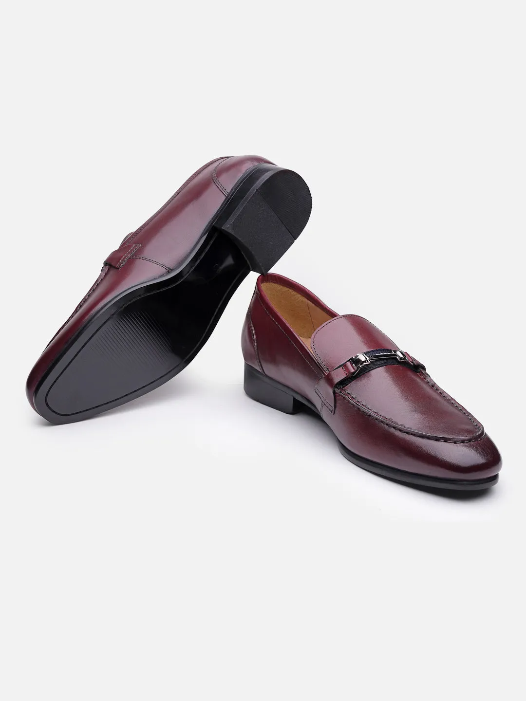 Leather Tan Formal Loafers