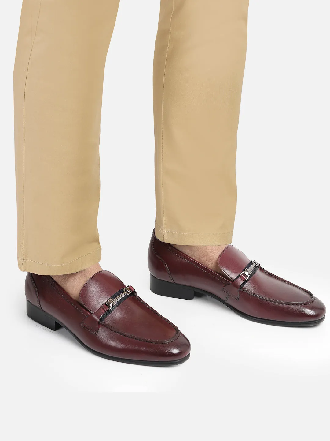 Leather Tan Formal Loafers