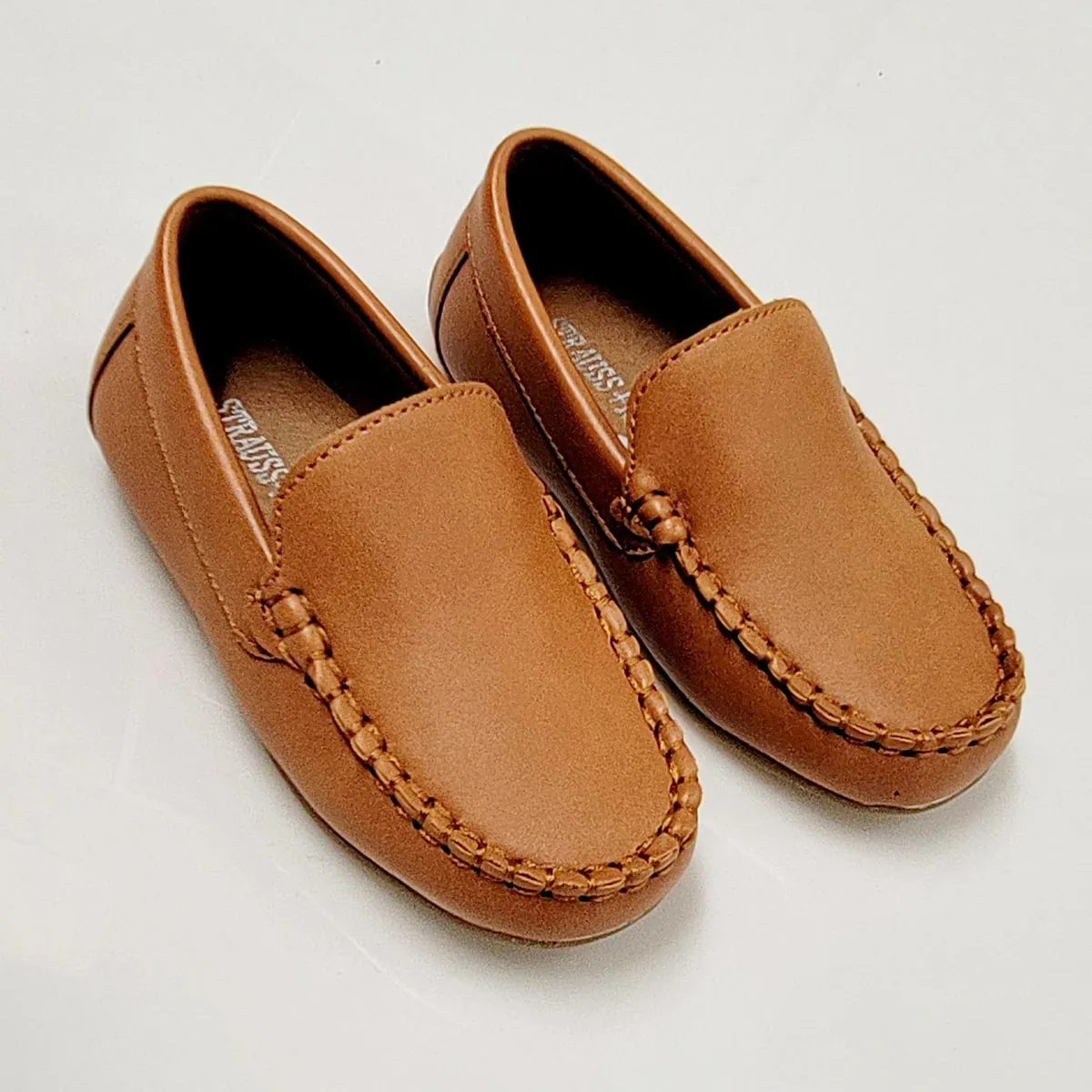 Lil Carsson Bison Loafers, Tan