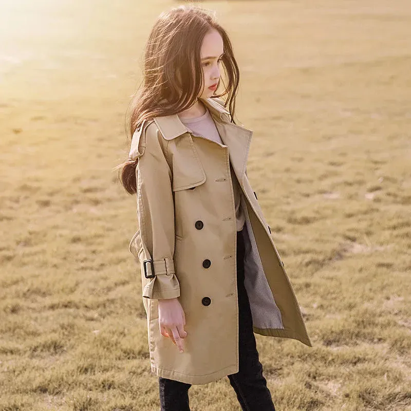 Long Trench Coat for Girls