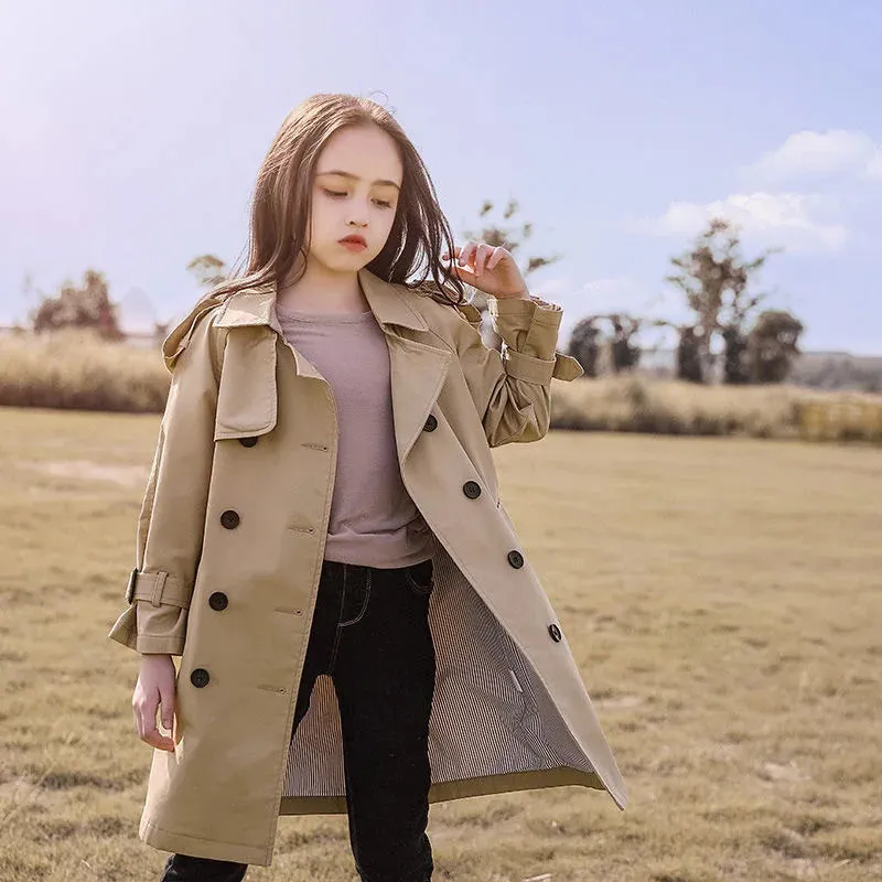 Long Trench Coat for Girls