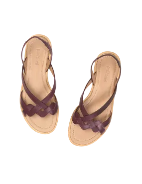 Luna Sandal - Plum