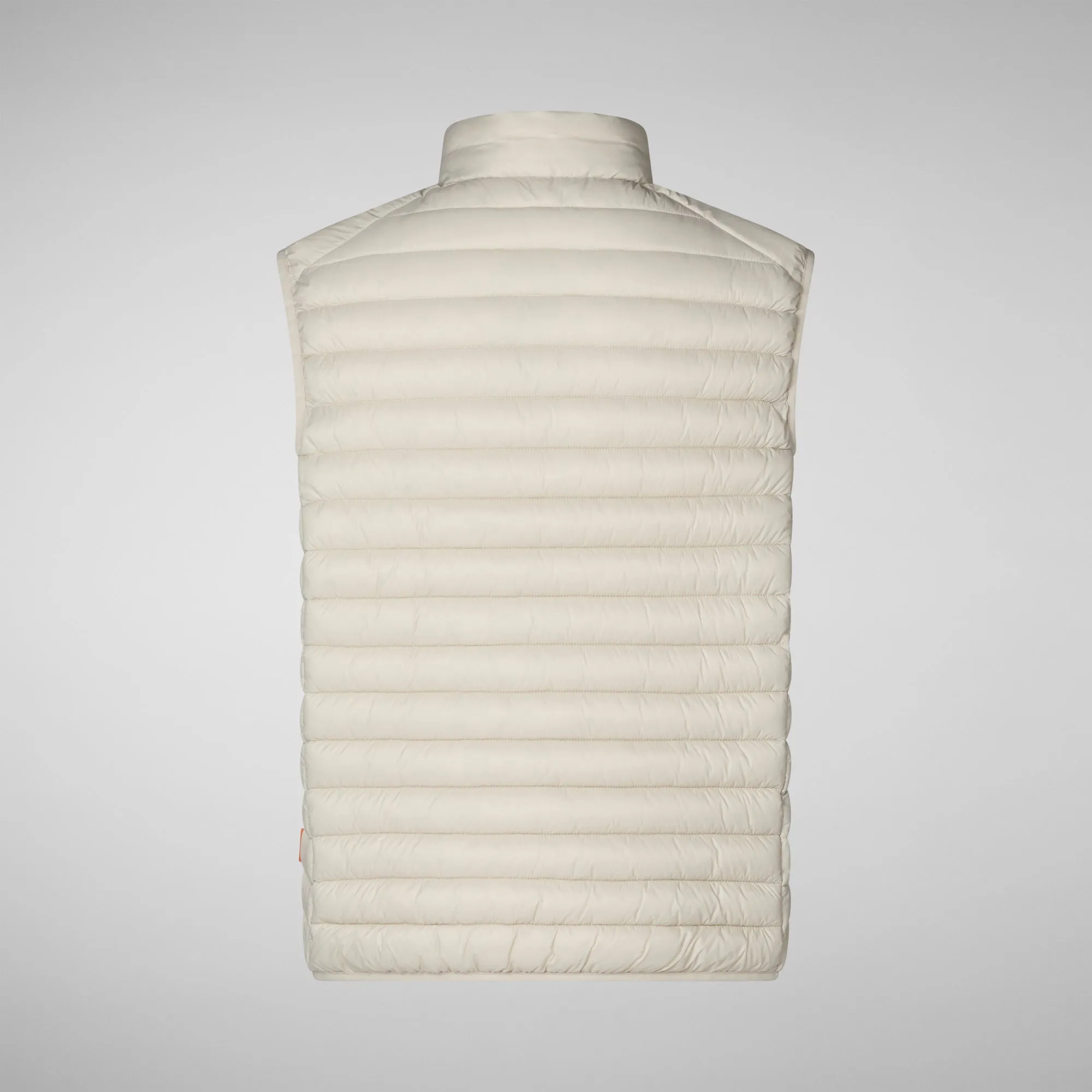 Man's quilted gilet Adam in rainy beige