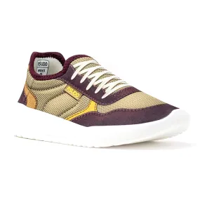 MEN'S COURT-TAN-BURGUNDY