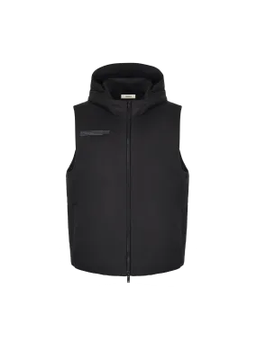 Mens Flower-Warmth Padded Gilet—black