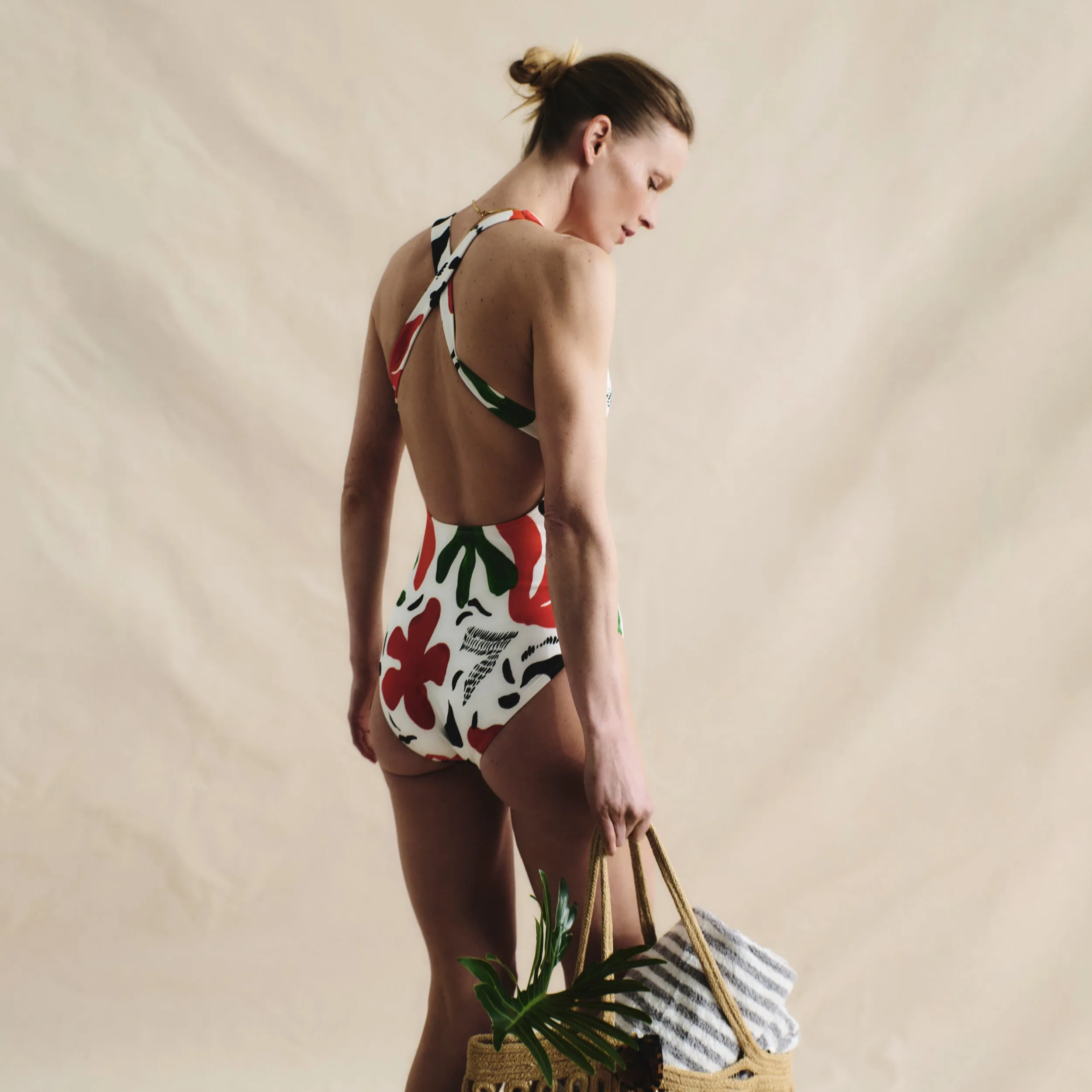 M.M.LaFleur x Andie Tulum One Piece :: Cutout Floral Icon