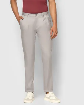 Nxt Casual Grey Solid Khakis - Cygnus Pl