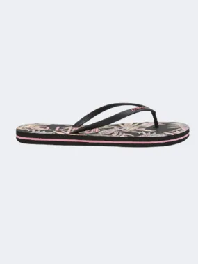 O&#39;Neill Profile Graphic  Women Beach Slippers Black Tropical