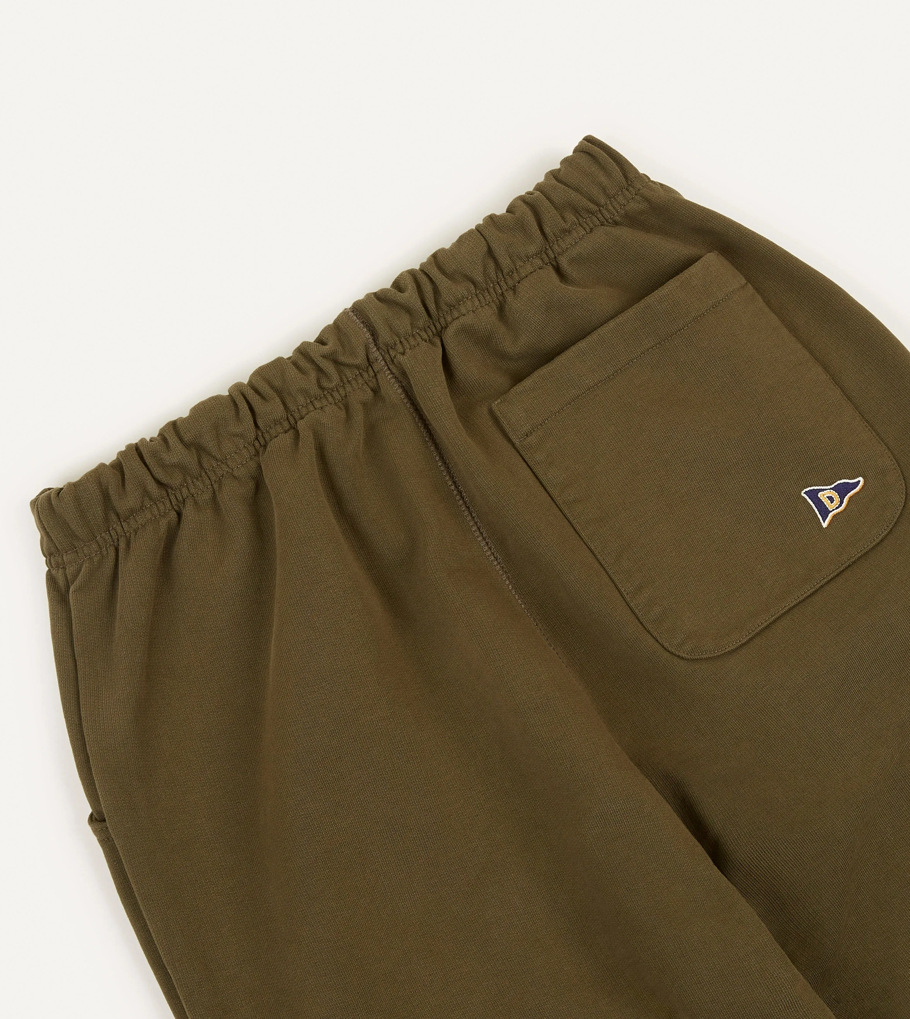 Olive Cotton Jogging Bottoms