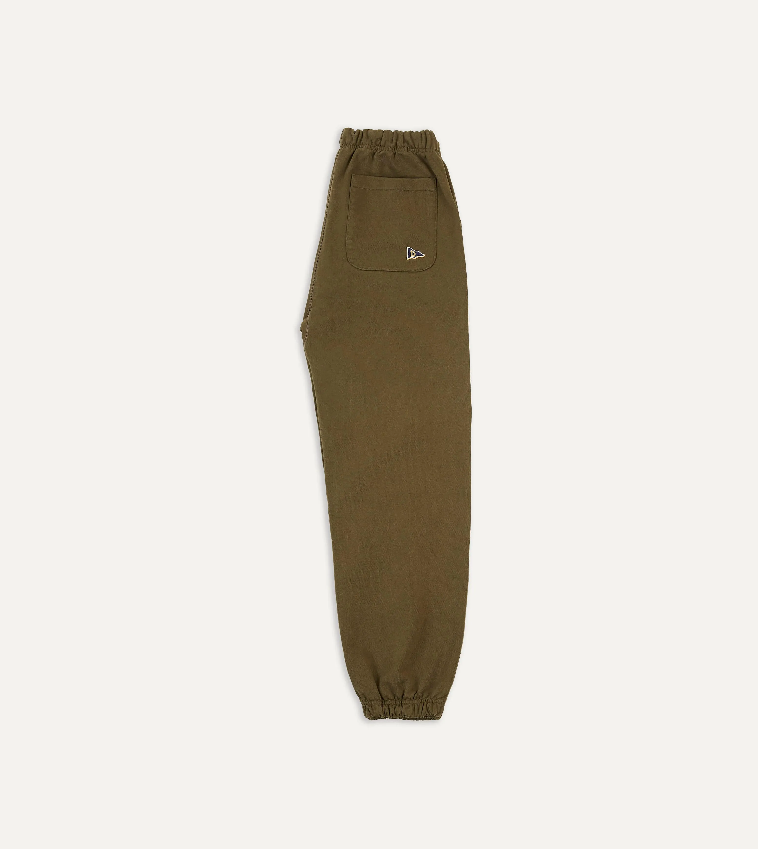 Olive Cotton Jogging Bottoms