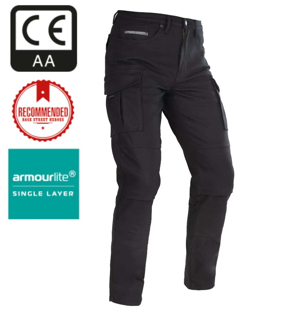 Oxford Original Approved AA Black Cargo Riding Trousers