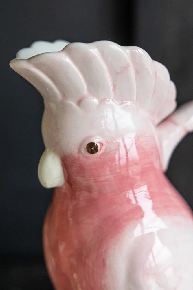 Pink Cockatoo Carafe Jug