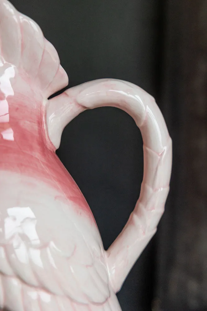 Pink Cockatoo Carafe Jug