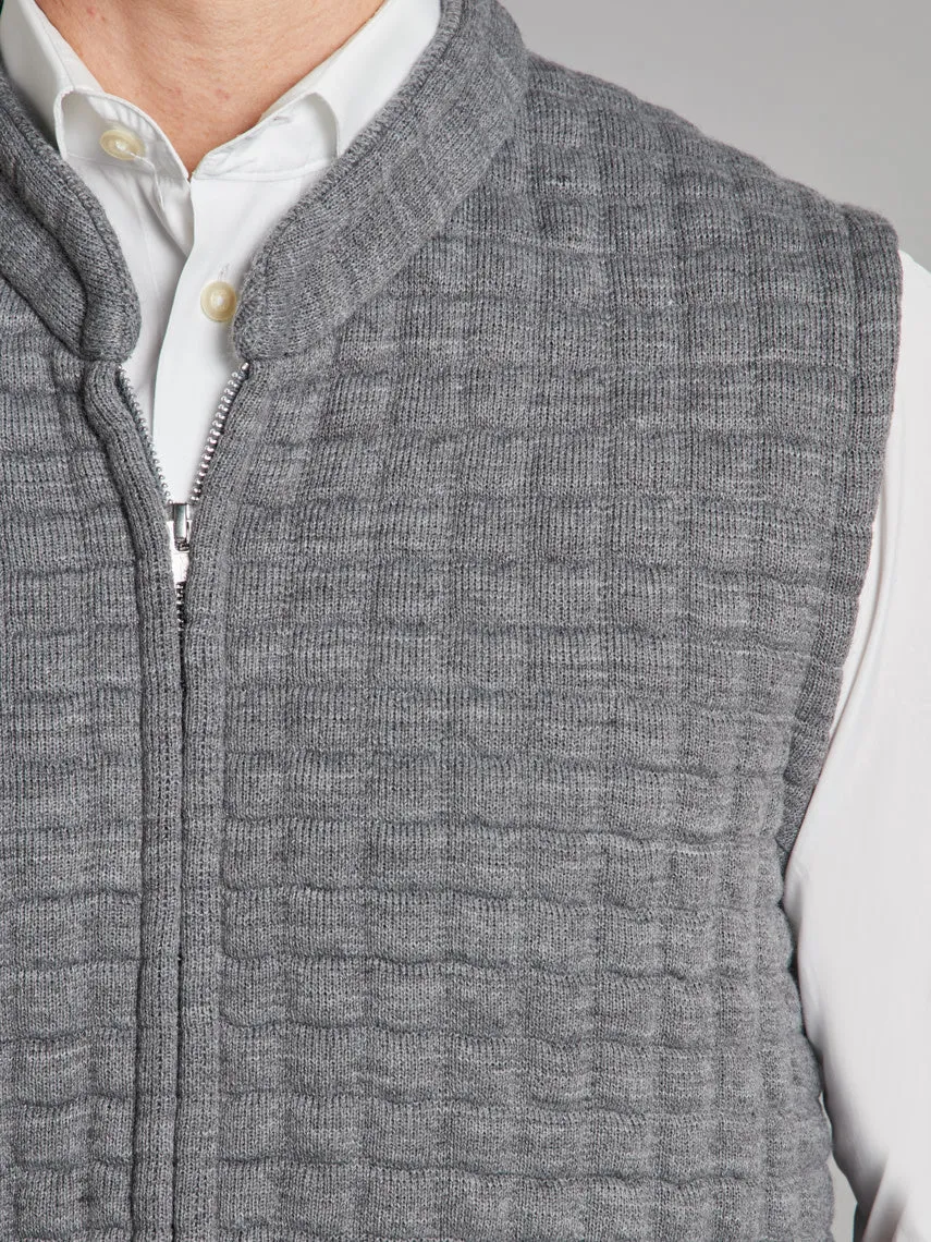 Quilted Thermatex Gilet - Grey