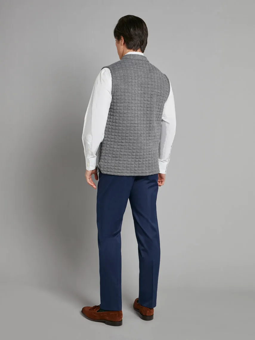 Quilted Thermatex Gilet - Grey