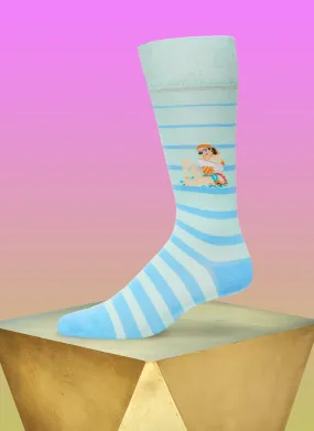 "Baila Me" Sock in Blue