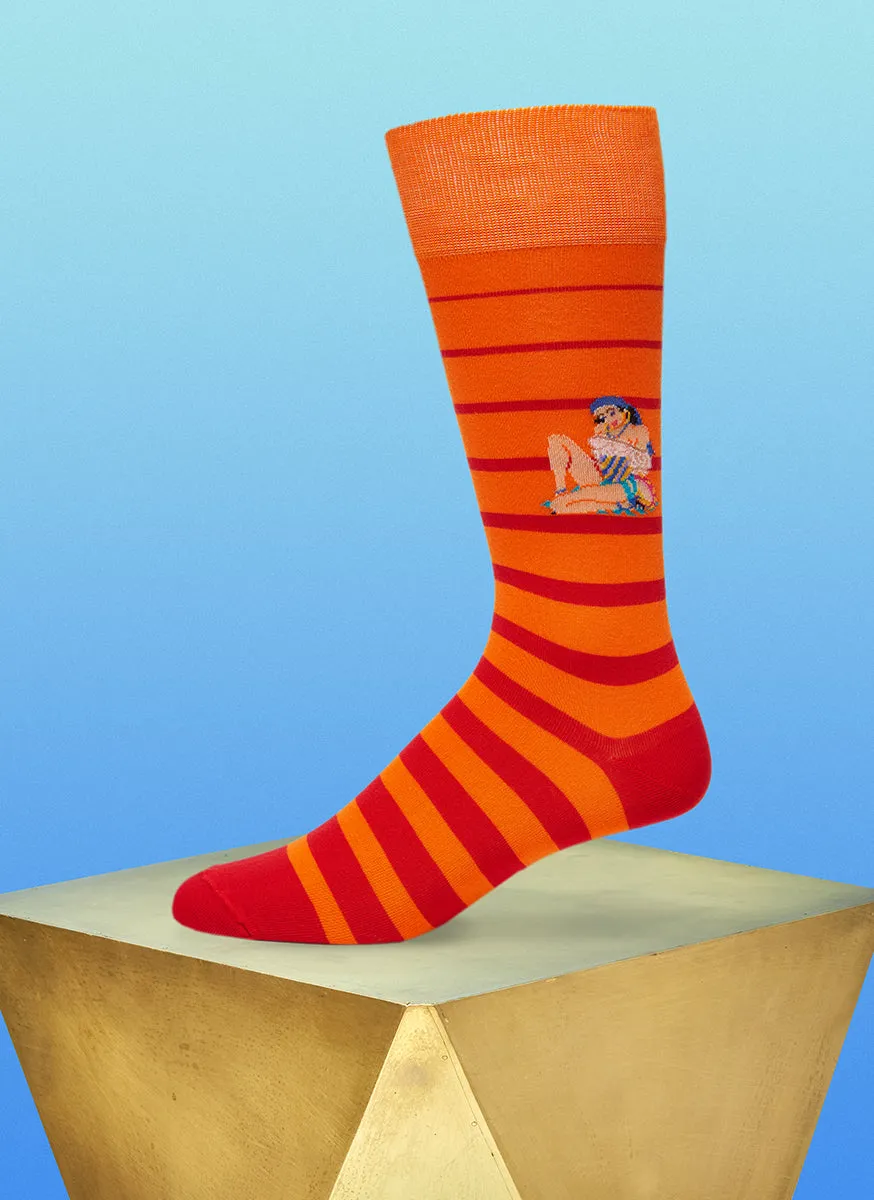 "Baila Me" Sock in Red