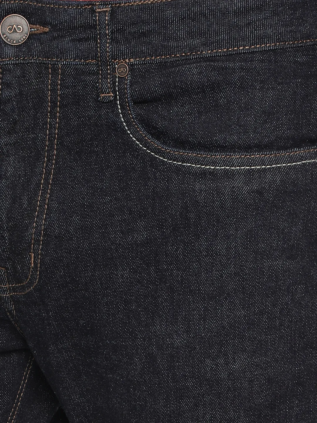 Raw Blue Washed Straight Fit Jeans | JadeBlue