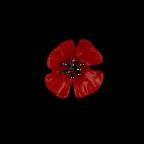 Red Poppy Pin