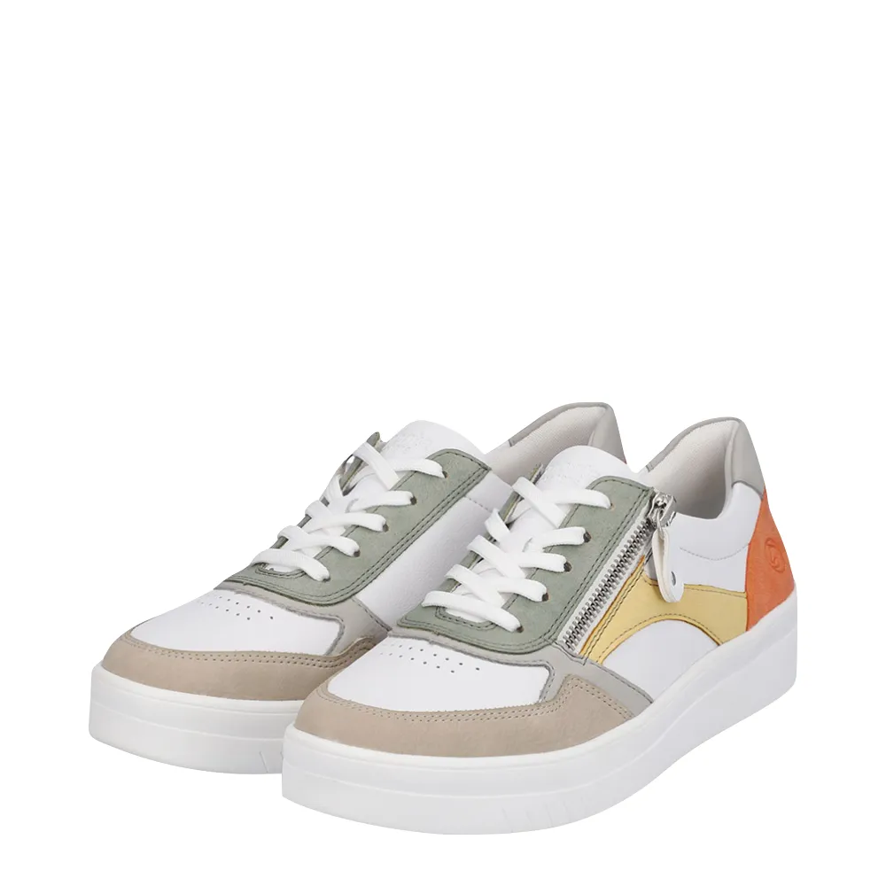 Remonte Women's Kendra 01 Sneakers (White Multi)