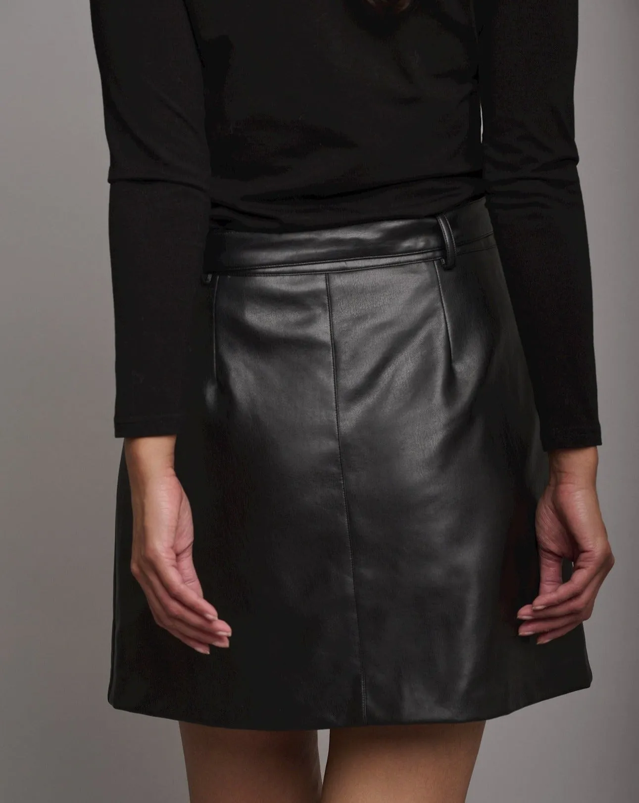 Rino & Pelle Vegan Leather Skirt