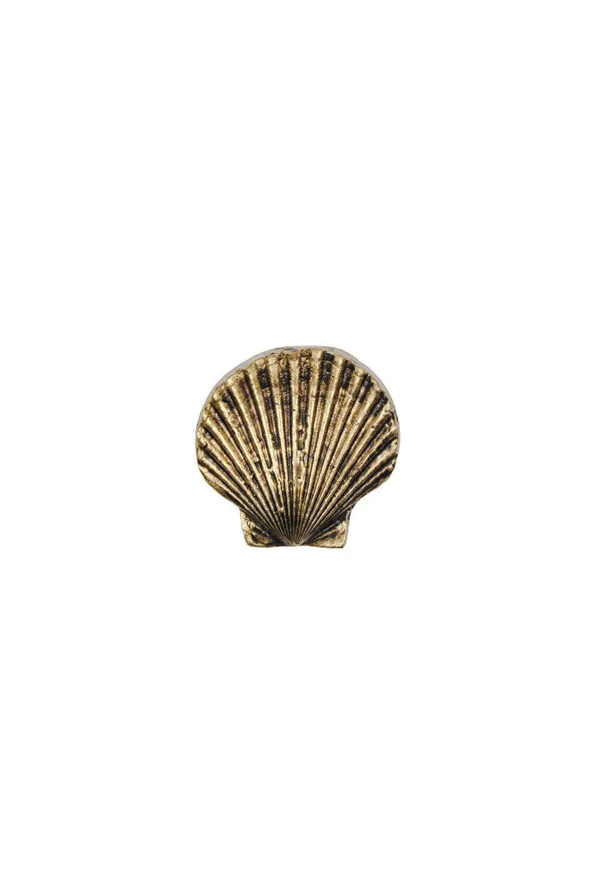 Scallop Cupboard/Drawer Knob - Gold