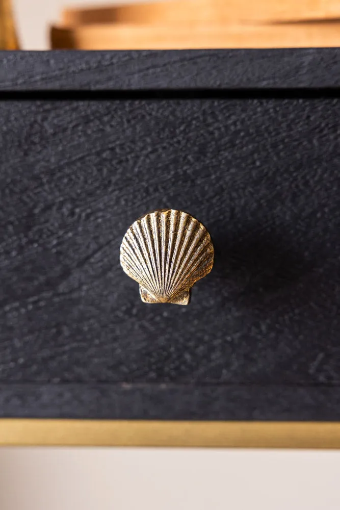 Scallop Cupboard/Drawer Knob - Gold