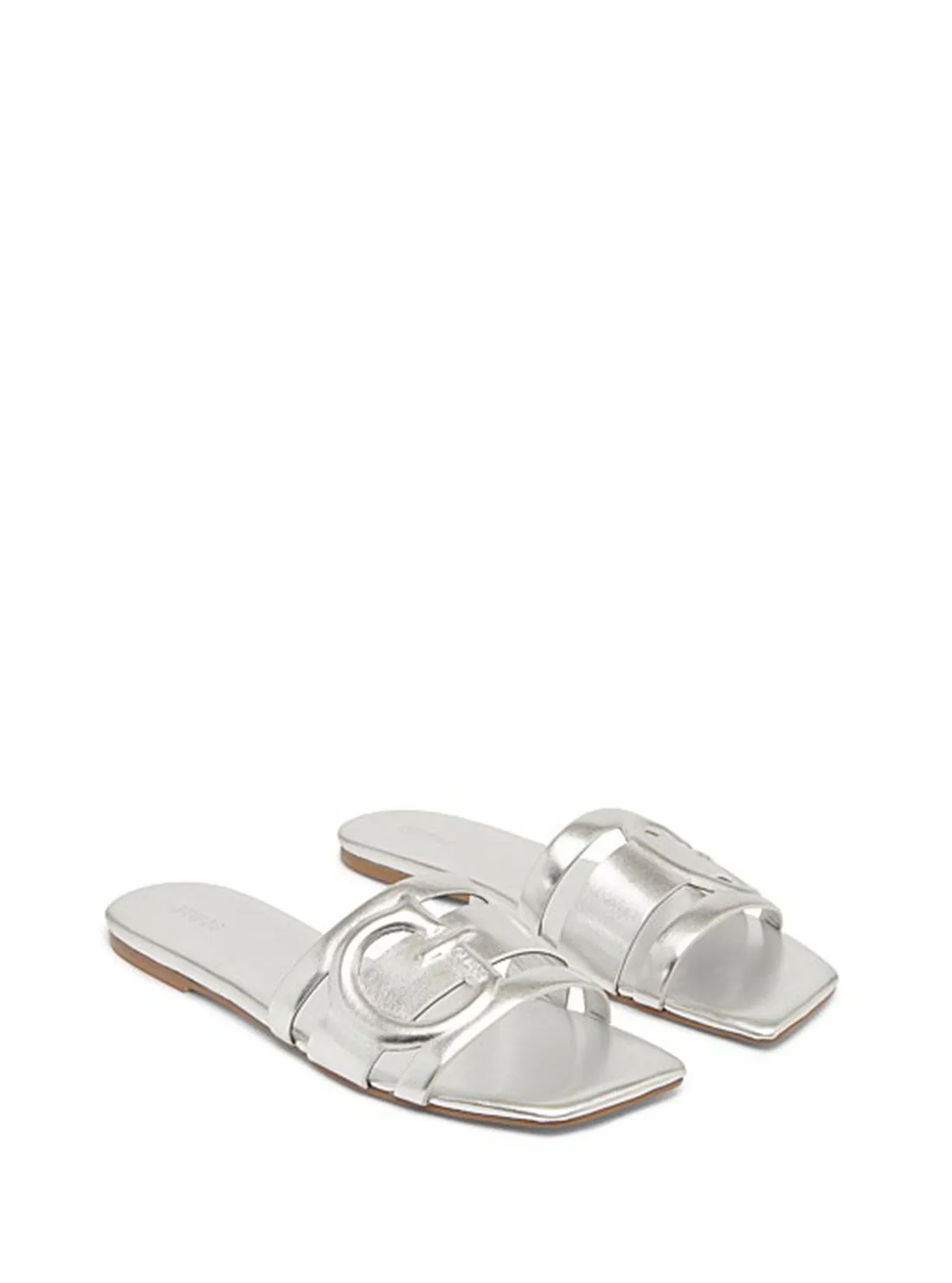 Silver Caffy Sandals