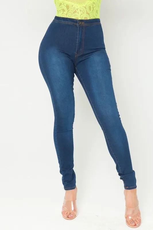 Stretch Skinny Denim Wash Jean