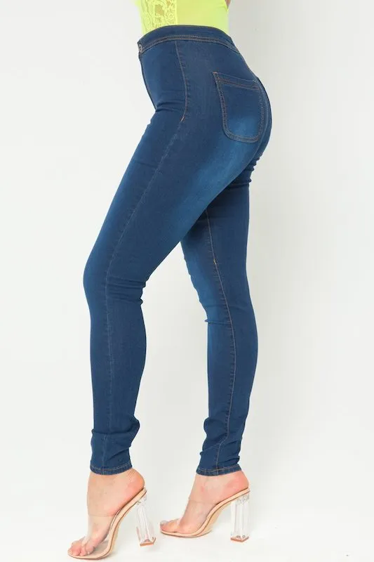 Stretch Skinny Denim Wash Jean