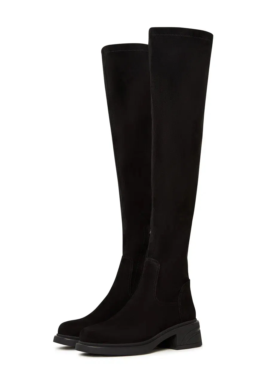 Suede Chic Over-the-Knee Boots