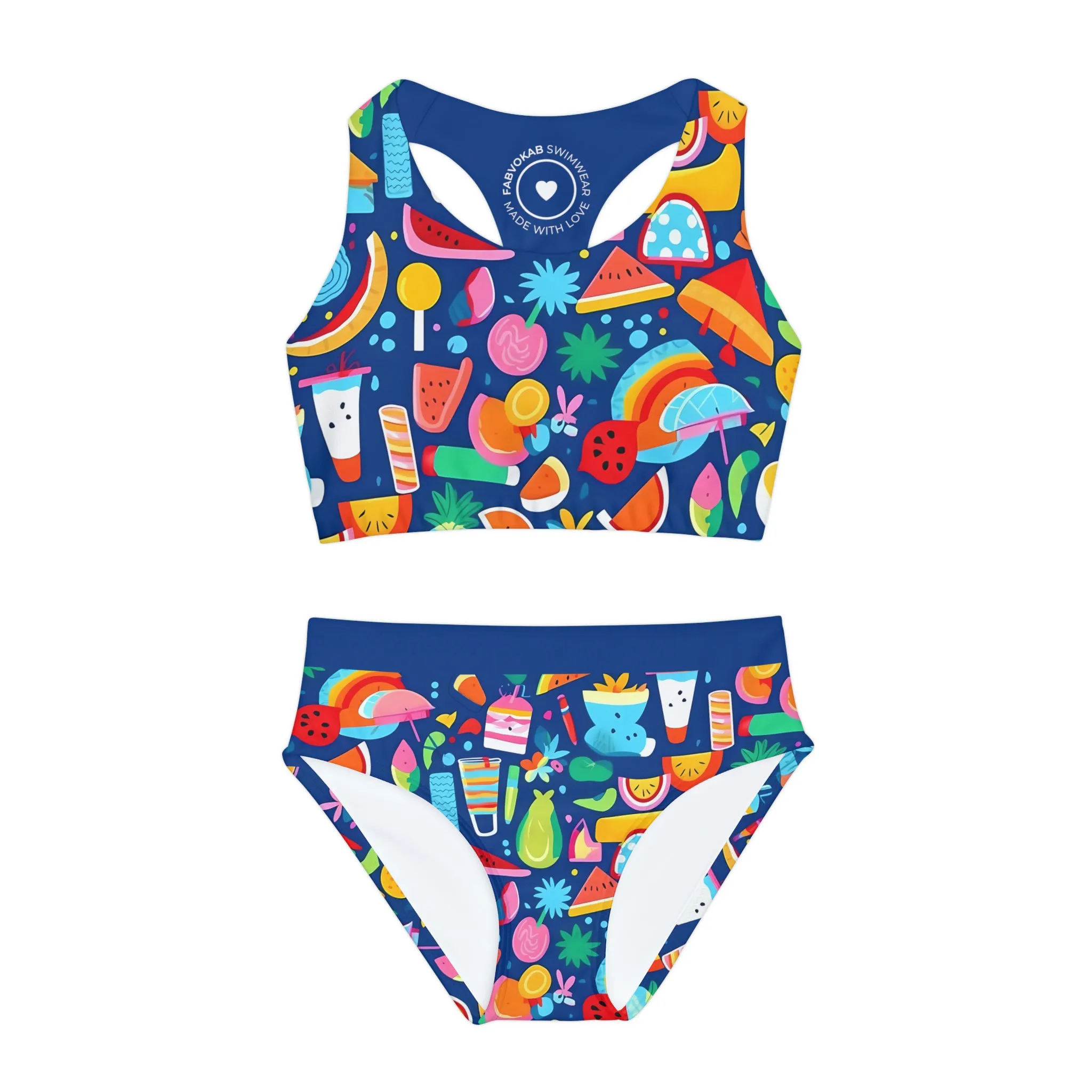 Summer Splash Girls Two Piece Swimsuit