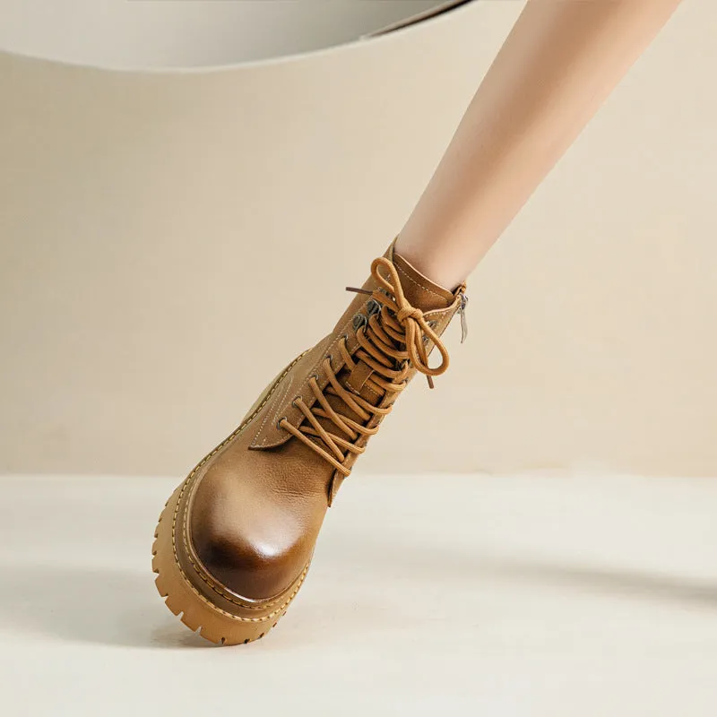 Terra Chic Combat Boots